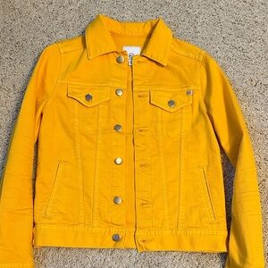 Ag Adriano Goldschmied Vibrant Yellow Jacket